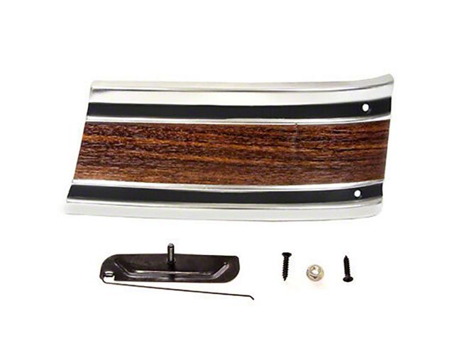 Chevy Blazer Bed Molding, Wood Grain, Lower, Front, Left, 1969-1972