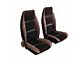 Chevy S10 Blazer Seat Cover Set, 2 Door, Vinyl, With Carpet On Back Of Fold-Down Rear Seats, 1982-1993
