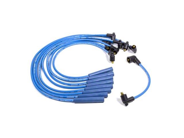Chevy Blue Max Spiral Core Spark Plug Wire Set, 1965-1974