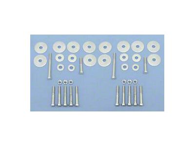 Chevy Body Mount Bolt & Washer Kit, 2 & 4-Door Sedan, 1955-1957