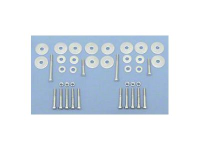 Chevy Body Mount Bolt & Washer Kit, 2 & 4-Door Sedan, 1955-1957