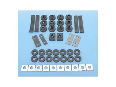 Body Mount Set,Sedan/Wagon,55-57