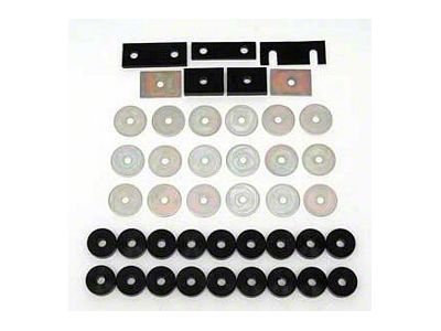 Chevy Body Mounting Kit, Urethane, Convertible, 1955-1957 (Bel Air Convertible)