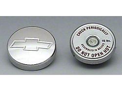 Chevy Bowtie Aluminum Radiator Cap (55-57 Chevy Bel Air; 55-57 Chevy 150; 55-57 Chevy 210; 55-57 Chevy Nomad)