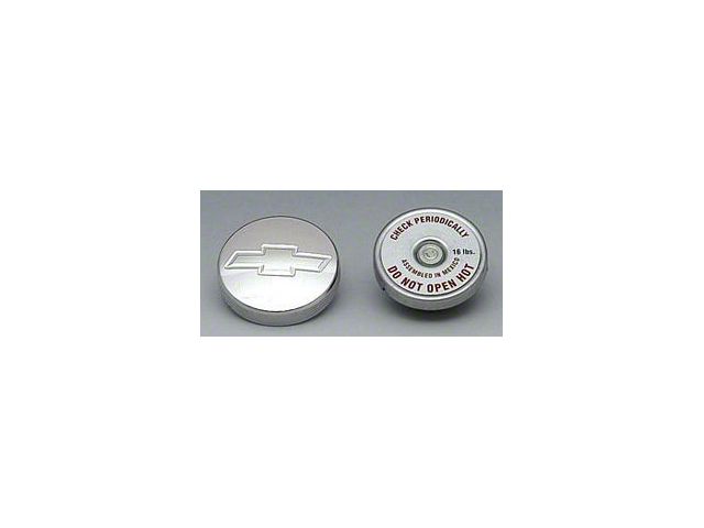 Chevy Bowtie Aluminum Radiator Cap, 1955-1957