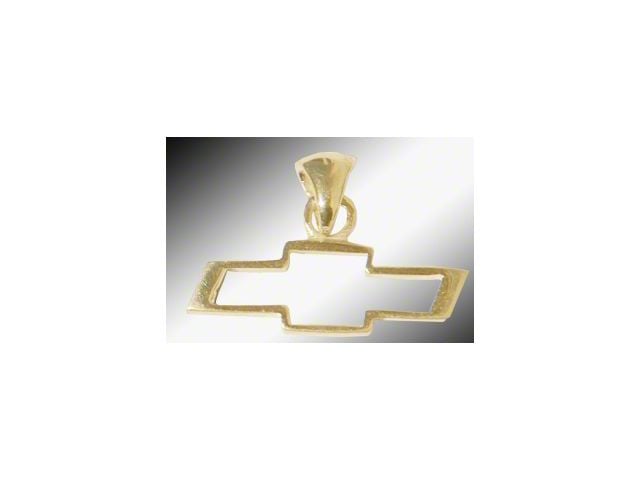 Chevy Bowtie Open Pendant -14K