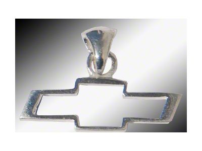 Chevy Bowtie Open Pendant -Sterling Silver
