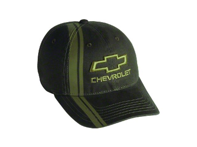 Chevy Bowtie Stripe Cap - Mocha