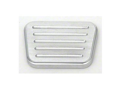 Chevy Brake, Clutch Pedal Cover, Without Rubber Inserts, Lokar, 1955-1957