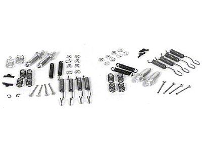 Chevy Brake Hardware Kit, Front And Rear, 1951-1954