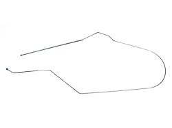Brake Line, Long, Dual Exhaust, Stainless Steel (56-57 Chevy Bel Air; 56-57 Chevy 150; 56-57 Chevy 210; 56-57 Chevy Nomad)