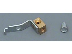 Chevy Brake Line Junction Brass Block, Left, Front, 1956-1957