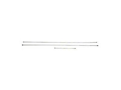 Chevy Brake Line Set, Stainless Steel, With Dual Brake Master Cylinder & GM Style Proportioning Valve, 1955-1957
