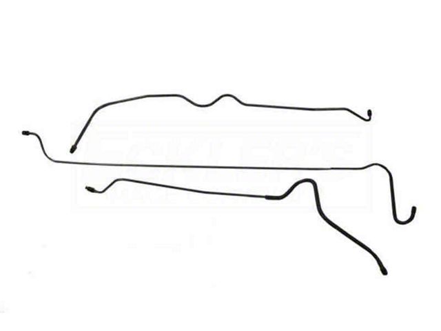 Chevy Brake Line Set, Stainless Steel, Two Door Sedan And Hardtop, 6 Cylinder With Powerglide, 1951