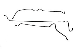 Chevy Brake Line Set, Steel, Two Door Sedan And Hardtop, 6Cylinder With Powerglide, 1951