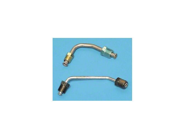 Chevy Brake Lines, Prebent, Front, Use With Power Brakes & GM Style Proportioning Valve, 1955-1957