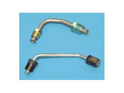 Chevy Brake Lines, Prebent, Front, Use With Power Brakes & GM Style Proportioning Valve, 1955-1957