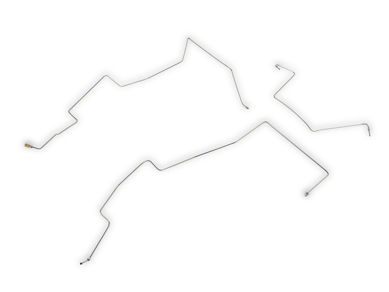 OPR Ecklers Chevy Brake Lines, Prebent, Front, Use With Power Brakes