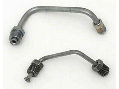 Brake Lines, Prebent, Front, Stainless Steel, Use With Non Power Brakes & GM Style Proportioning Valve (55-57 Chevy Bel Air; 55-57 Chevy 150; 55-57 Chevy 210; 55-57 Chevy Nomad)
