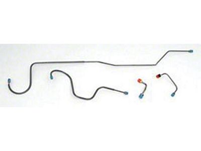 Chevy Brake Lines, Stainless Steel, For Use With CCI Rear Disc Kits, 1955-1957