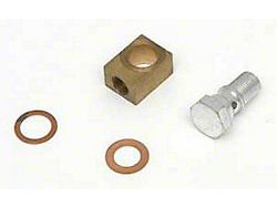 Brake Master Cylinder Brass Block/Banjo Bolt Kit,55-58