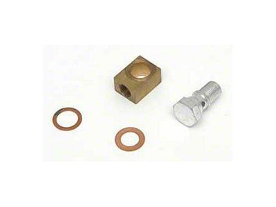 Brake Master Cylinder Brass Block/Banjo Bolt Kit,55-58