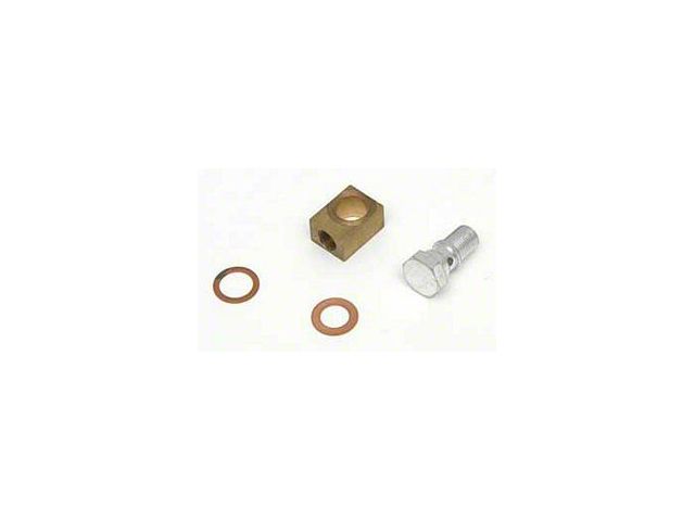 Brake Master Cylinder Brass Block/Banjo Bolt Kit,55-58