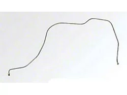 Chevy Brake Master Cylinder To Brass Block Brake Line, WithPower Brakes, 1955