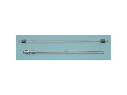 Chevy Brake Master Cylinder To Proportioning Valve Brake Lines, With Disc Brakes, 1955-1957