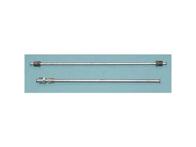 Chevy Brake Master Cylinder To Proportioning Valve Brake Lines, With Disc Brakes, 1955-1957