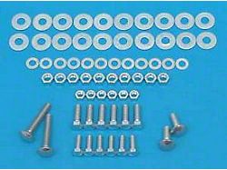 Bumper Bolt Kit, Rear, Driver Quality (1955 Chevy Bel Air; 1955 Chevy 150; 1955 Chevy 210; 1955 Chevy Nomad)