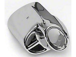 Chevy Bumper End, Rear, Left, 1957