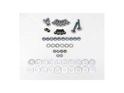 Chevy Bumper Hardware Kit, Rear, Show Quality, 1955