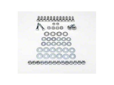 Chevy Bumper Hardware Kit, Rear, Show Quality, 1956