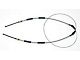 Cable,Emergency Brake,Rear,For 9 Ford w/Drum Brakes,55-57
