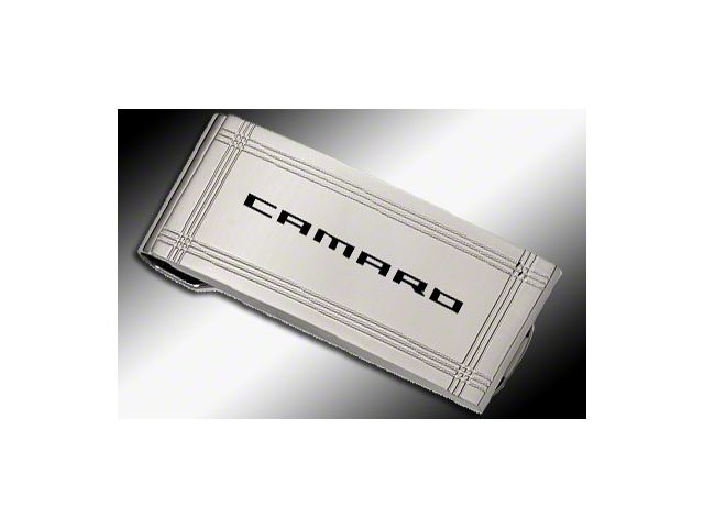 Chevy Camaro Logo Stainless Steel Money Clip