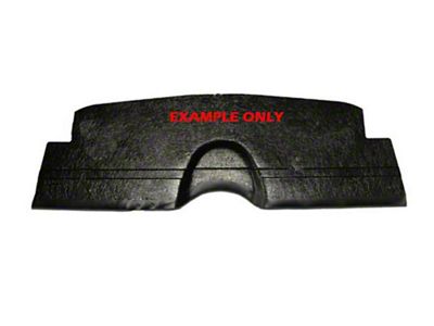 QuietRide Solutions Chevy Car Insulation, Firewall Insulation, Molded, Fleetline, Styleline Deluxe (1949-1950 Fleetline; 1949-1950 Styleline Deluxe)