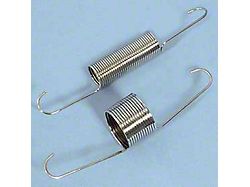 Chevy Carburetor Return Springs, Chrome, 1955-1957