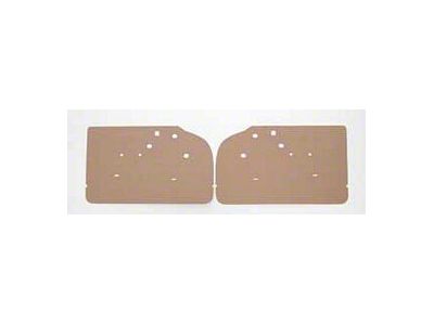 Chevy Cardboard Interior Front Door Panels, 4-Door Wagon, 150 & 210, 1955-1957