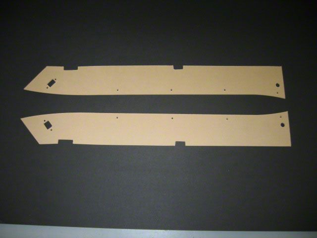 Chevy Cardboard Interior Panels, Rear Wheel Well, Nomad, 1955-1957 (Nomad, All Models)