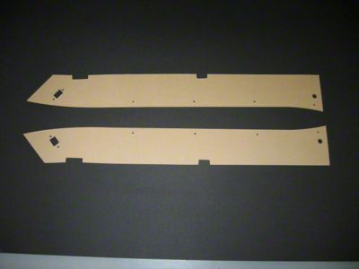 Chevy Cardboard Interior Panels, Rear Wheel Well, Nomad, 1955-1957 (Nomad, All Models)