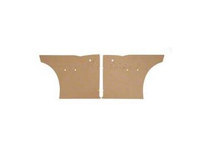 Chevy Cardboard Interior Rear Door Panels, 4-Door Sedan, Bel Air, 1955-1956 (Bel Air Sedan, Four-Door)