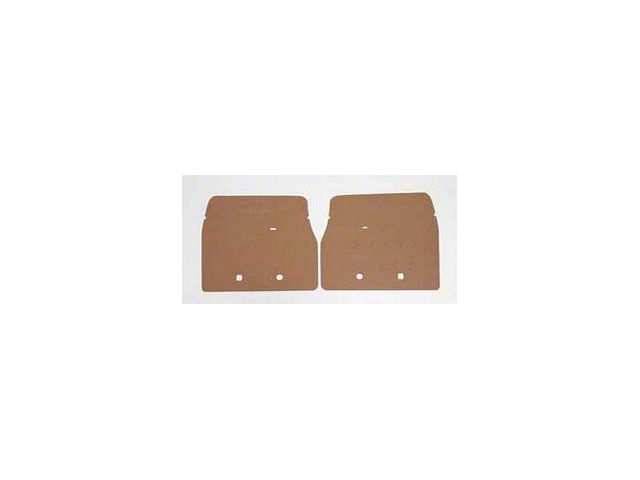 Chevy Cardboard Interior Rear Door Panels, 4-Door Wagon, 150 & 210, 1955-1957