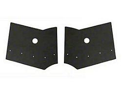 Chevy Cardboard Interior Rear Quarter Panels, Convertible, 1955 (Bel Air Convertible)