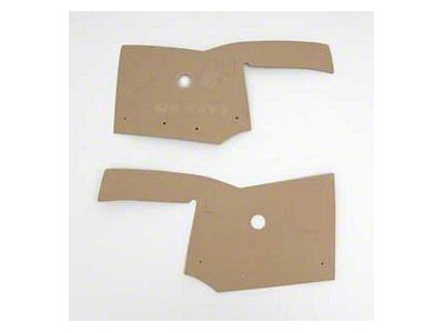 Chevy Cardboard Interior Rear Quarter Panels, Convertible, 1956-1957 (Bel Air Convertible)