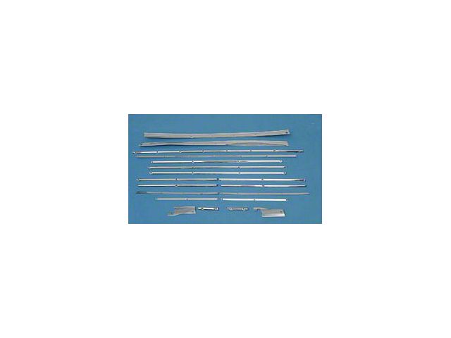 Chevy Cargo Trim Set, Stainless Steel, Nomad, Driver Quality, 1955-1957 (Nomad, All Models)