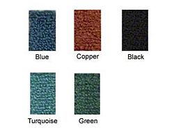 Chevy Carpet Set, 80/20 Loop, 4-Door Hardtop, Bel Air, 1957