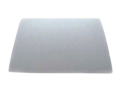 Center Console Gauge Delete Plate; Brushed (66-67 Impala SS)