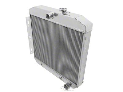 Champion 3-Row Aluminum Radiator, 6-cylinder, 1955-1956