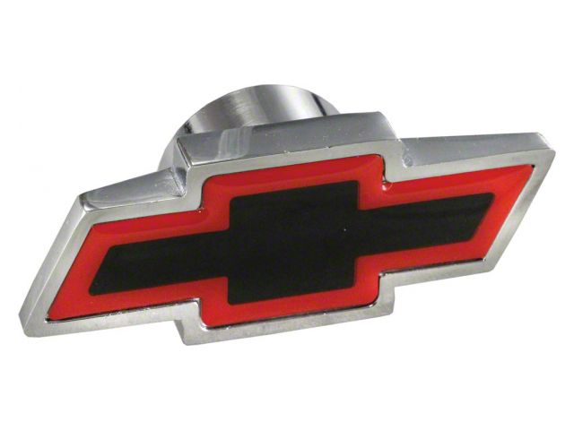 Chevy Chrome Bowtie Logo Air Cleaner Wing Nut, Large